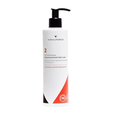 Champú BIO 2 (Caída Avanzada) I Ganador 2024 I Champu Anticaida Hombre y Champu Anticaida Mujer I Con Saw palmetto Alternativa Natural al Minoxidil 250ml
