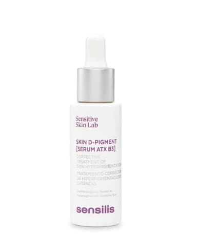 Sensilis Skin D-pigment - Sérum Despigmentante Antimanchas con Ácido Tranexámico y Niacinamida, Apto para Pieles Sensibles - 30 ml
