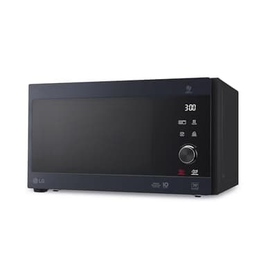 LG MH6565CPW - Microondas con Grill y Display Digital, de 25 Litros y 1000 W, Microondas LG con Función Smart Inverter y EasyClean, Cocina Más Rápido, Mantiene Sabor y Nutrientes, Color Negro