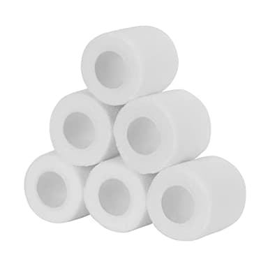Sagafly Venda Cohesiva 5cm x 4.5 m Banda Venda Cinta Bendaje Adhesiva Vendaje Autoadhesivo Deportiva Tape Cohesivo Para Muñeca Dedos (Blanco)