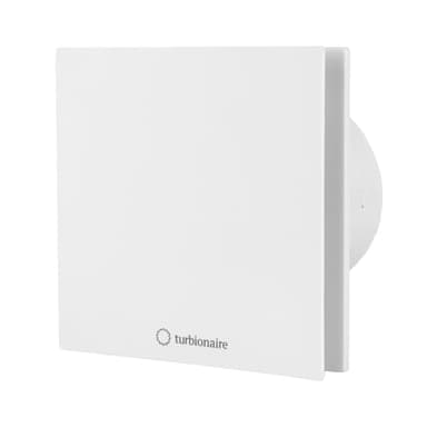 Turbionaire Arte 100 SW Extractor de Baño 100 mm, Blanco, Extracción, Ventilación estándar, Para baño, cocina, Válvula de no retorno, Protección IPX4, Aspiration perimetral