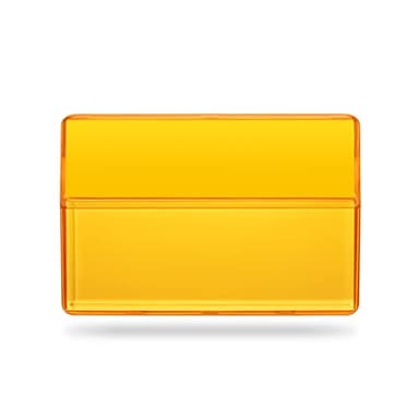 Mekeran Funda ligera para iQOS Heets/Cigarrillo, plástico transparente Heets Box Holder (naranja)