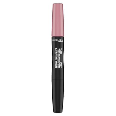 Rimmel, Lasting Provocalips, Labial fijo, 400 Grin & bare it, Paso 1: 2,3mL, Paso2: 1,6g