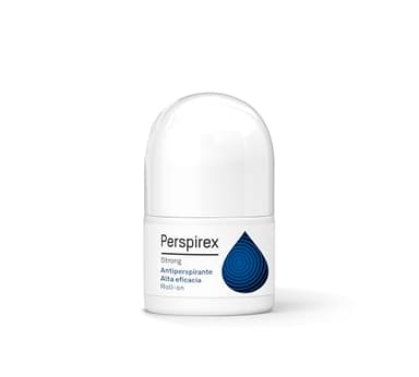 Perspirex ® | Strong | Desodorante Antitranspirante Axilas Roll On con Elevada Eficacia y Efectividad Anti Sudor hasta 5 días | Para Personas que Sufren de Sudoración Severa | 20 Ml