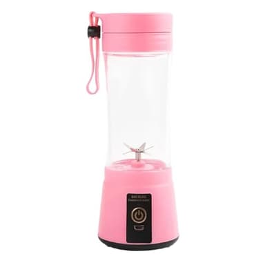 Licuadora Portátil Para Batidos y Batidos, Exprimidor Eléctrico de 400 Ml, Vaso Exprimidor de 6 Cuchillas Para USB Recargable, Licuadora Personal con Operación de un Toque,para Viajes,Hogar