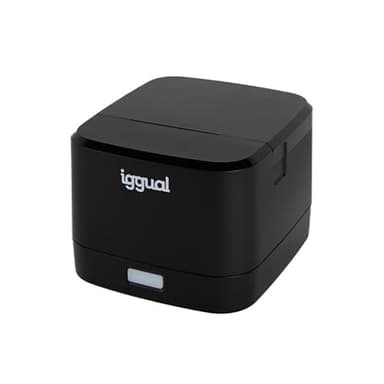 iggual- TP Easy 58 USB- Impresora Térmica de Tickets y Recibos para TPV-POS.- Conexiones USB+RJ11- Rollo Térmico 58 mm- 90mm/S- Windows 11/10/8/7/Vista/XP/2000/JPOS/Linux. SDK Android, iOS, Negra