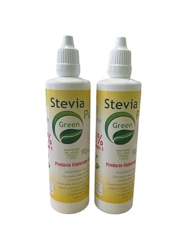 Stevia Gallega Pure Green – Stevia Líquida de Galicia, Alta Pureza, 100% Natural, Edulcorante Vegano, Sin Calorias, Sin OGM, Producto Nacional. (Pack de 2 Unidades - 180 ml)