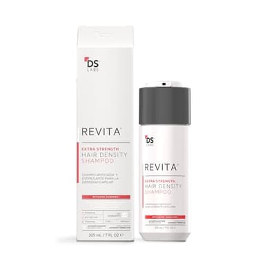 DS Laboratories Revita Extra Strength Hair Density Shampoo | Champú Anticaída para Hombres y Mujeres | Con Nanoxidil, Bloqueador DHT, Estimula Folículos, Fortalece y Aumenta Densidad Capilar | 205 ml