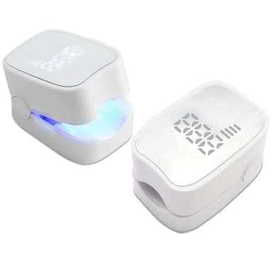Dispositivo de Tratamiento Antifúngico de Uñas, Dispositivo Tratamiento Hongos Uñas con Números LED, Limpieza y Reparación Hongos Las Uñas Los Pies Láser Antimicótico Casero de Acción Rápida