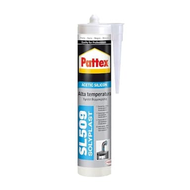 Pattex 1533675 - Silicona A.Temp.Sl509 1533675 300Ml Negr