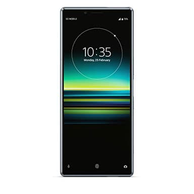 Sony Xperia 1 128 GB Smartphone (16,5 cm (6,5 pulgadas), pantalla OLED triple, IP65/IP68, 6 GB de RAM, Android 9) gris (reacondicionado)
