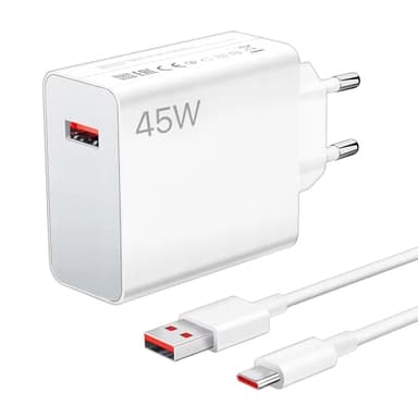 Cargador para xiaomi 45w - con USB C Cable 2M,Cargador rápido redmi Note 14 13 12,Adaptador 45W para xiaomi 15t 15 Poco X7 Pro F7 C85 F8 M7 Ultra redmi Turbo 4 Pro 5 Pro,Disponible para Otras Marcas