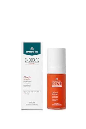 Cantabria Labs Endocare Radiance C Ferulic Sérum Gel- Sérum Antipolución y Antioxidante con Vitamina C y Ácido Ferúlico, Rápida Absorción, para Todo Tipo de Piel, 30 ml