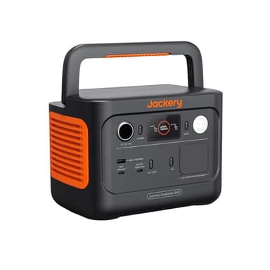 Estación de Energía Portátil Jackery Explorer 240 V2, 256Wh Batería LiFeP04, 300W CA/100W USB-C Salida, Carga Completa Rápida 1H vía APP, Generador Solar para Exteriores, Camping, Emergencia
