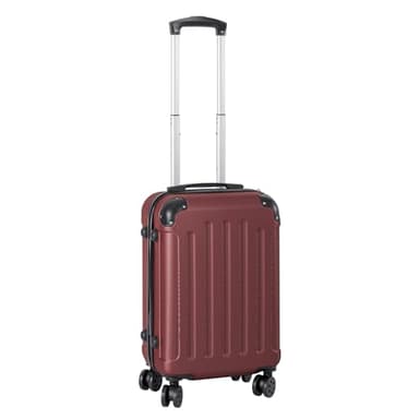 Maleta de Cabina rígida Ligera de ABS con Ruedas Dobles 360°, Tirador telescópico y Asas reforzadas | Equipaje de Mano Compacto y Resistente con Interior Forrado y Compartimentos organizadores