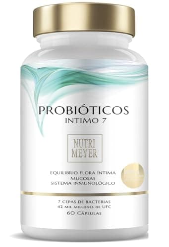 Probioticos Mujer Flora Intima - Probióticos vaginosis e infección vaginal con Lactobacillus Reuteri Rhamnosus Crispatus - 42 mil millones de CFU - 60 cápsulas