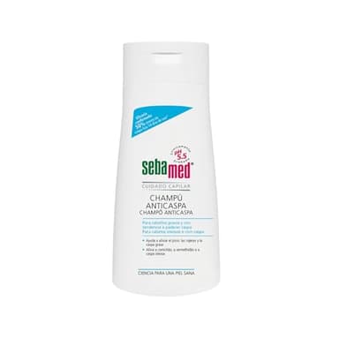 Sebamed Champú Anticaspa 400ml - Champú que elimina de forma efectiva la caspa grasa con una fórmula extra suave que reduce el picor e irritación