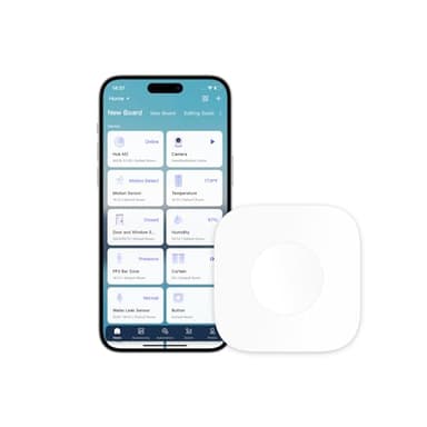 Aqara Botón Inalámbrico Individual, Requiere AQARA HUB, Conexión Zigbee, Botón de Control Versátil de 3 vías para Dispositivos Domésticos Inteligentes, Compatible con Apple HomeKit e IFTTT