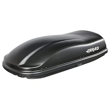 Farad Cofre de Techo Marlin 400L Negro Satinado - Doble Apertura Lateral, Homologación TÜV-GS, Garantía 5 años, Cerradura centralizada con Llave de Seguridad, Resistente a los Rayos UV