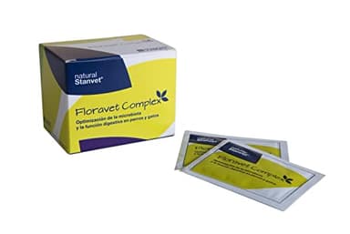 STANGEST Floravet Complex | Probiótico | Apoyo Nutricional para la Flora y Tránsito Digestivo | 25 Sobres para la Optimización de la Microbiota y la Función Digestiva de Perros y Gatos