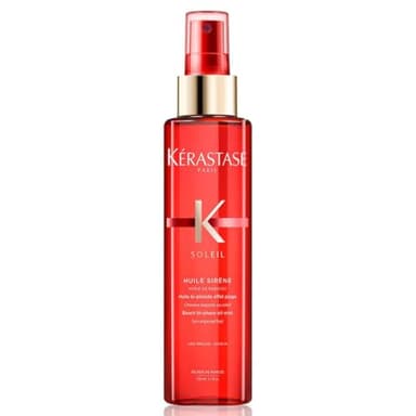 Kérastase Soleil, Aceite En Spray Multiprotector, Protector Térmico Antiencrespamiento, Tratamiento Capilar Sin Aclarado Con Protección Solar, Huile Sirène, 150 ml