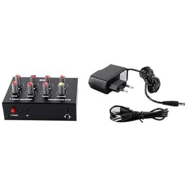 Gorise Ecualizador De Siete Bandas Con Rango De Ajuste De ±12 Db, Compuesto Por Circuito TL074 Original De TI O ST, Ecualizador Digital De Dos Canales, Interfaz De 3,5 Mm - UE