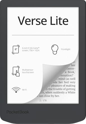 PocketBook Ebook Verse Lite 6" E Ink Carta 8GB Gris Táctil WiFi USB-C