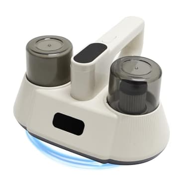 JAOGAUS Aspiradora Antiacaros, 15kpa Aspirador Colchones, Antiacaros con Luz UV, 72000 Veces/min Vibración Aspirador Antiacaros Led para Camas/Sofás/Alfombras
