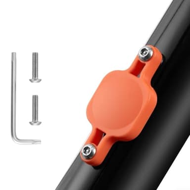 Localizador de bicicleta resistente para Airtag, diseño ligero y compacto para uso en exteriores (azul)