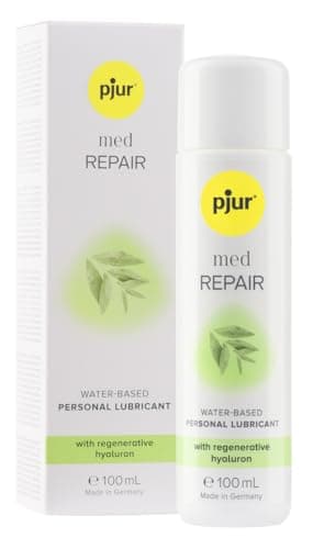 pjur med REPAIR (100ml) - Lubricante sanitario acuoso - El hialurón regenera la piel seca y estresada
