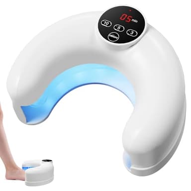 Dispositivo de Láser de Hongos Uñas Regulable, Dispositivo de Limpieza de Hongos en Uñas Uso Sin Cuerda con 1500mAh Batería Limpia Diversos Uñas Problemas en Todo Momento y Lugar 7-10 Min por Día