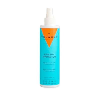 Valquer Protector Solar Capilar en Spray con Vitamina B5, Acondicionador y Desenredante. Proteccion UV con Aroma Monoi de Tahiti. Hidrata y Nutre el Cabello Expuesto al Sol. 300 ml.