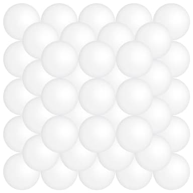 THE TWIDDLERS - 50 Pelotas de Tenis de Mesa Ping Pong - Pelotas Ideales para el Juego de la Cerveza Pong, Manualidades, Fiestas Juegos de Navidad