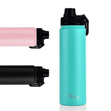 Otto Koning Botella Agua Acero Inoxidable 750ml | Termo Café para Llevar 16h Frío 10h Calor | Cantimplora Térmica Deporte, Gimnasio, Oficina | Antigoteo, BPA Free, Doble Pared Aislada