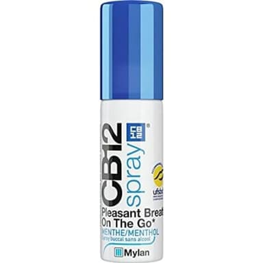 CB12 - Espray bucal de menta sin alcohol, 15 ml