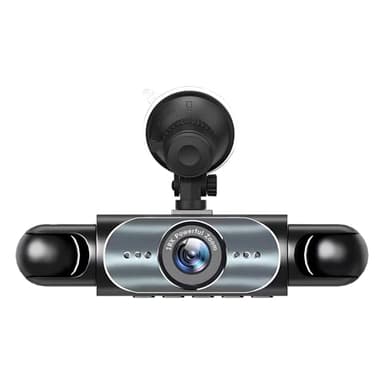 Videocámara para Coche - 4 Canales de Grabación | Grabadora de 4 Lados 1080P Alta Definición con Tarjeta 32GB para Imagen de Marcha Atrás Estacionamiento Conducción y Seguridad