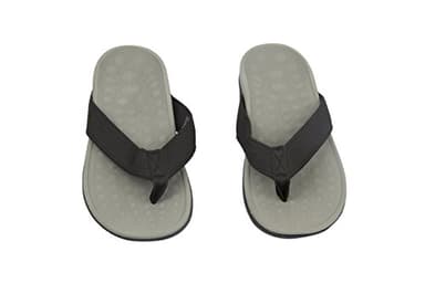 WellBeing Pro Pro11 - Sandalias ortopédicas para apoyo del arco y reducción de la fascitis plantar, Negro , 39 EU