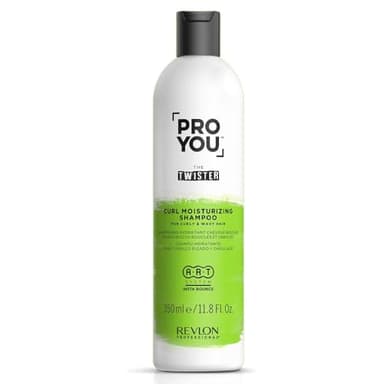 REVLON PROFESSIONAL ProYou Champú Hidratante Pelo para Cabello Curly, Máxima Definición, Hidratación y Brillo, 350 ml, Gama Rizos The Twister