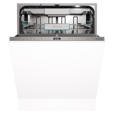 Hisense HV673A65 - Lavavajillas de Integración, Class A, Capacidad 16 Servicios, Alto 81.6cm x Ancho 59.8cm, Secado Automático, Programas Automáticos, Tercera Bandeja, Puerta deslizante