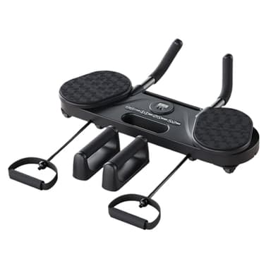 Tabla de pilates para entrenamiento en casa, tabla multiuso con ruedas de base extraíbles, máquina de fitness para entrenamiento de núcleo, entrenamiento completo, rutina diaria, dormitorio, sala de