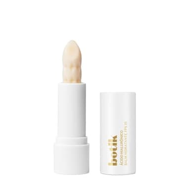 O Boticário Botik Bálsamo Labial Hidratante Ácido Hialurónico, Repara y Hidrata los Labios Alto Poder de Hidratación Protección SPF 15 UVB, 3,2g
