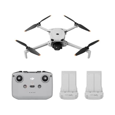 Pack DJI Lito 1 Dos Baterías con DJI RC-N3, dron con cámara 4K para principiantes, detección de obstáculos, ActiveTrack, vídeo 4K e imagen 8K, ligero para adultos, transmisión de vídeo de 15 km, C0
