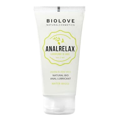 Biolove Anal Relax Gel Lubricante Anal a Base de Agua con jojoba, cannabis y aloe vera (100ml)