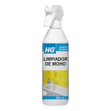 HG Spray Anti Moho, Elimina las Manchas de Moho y Humedad de Paredes, Azulejos, Juntas de Silicona y más en Baños, Cocina, Patios Exteriores y más - 500ml