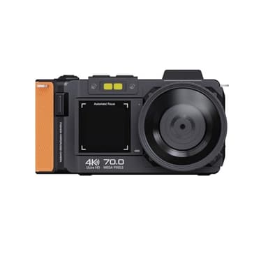 NINMORTH Cámara digital sin espejo de 96 MP, zoom digital de 50x con pantalla HD de 3.5 pulgadas, conectividad WiFi para fotos y videos, soporta hasta 512 GB de almacenamiento