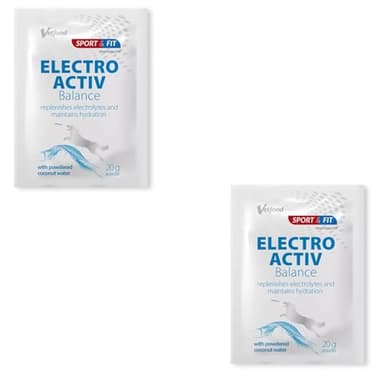 Vetfood ElectroActiv Balance Coconut | Paquete doble | 2 x 20 g | Complemento alimenticio para perros y gatos | Con electrolitos