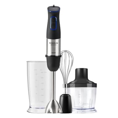 Taurus Amazing – Batidora AHBA1000X | 1000W | 20 velocidades + Turbo | Cuchillas inox 4 filos | Diseño soft-touch | Antisalpicaduras | Set de accesorios completo