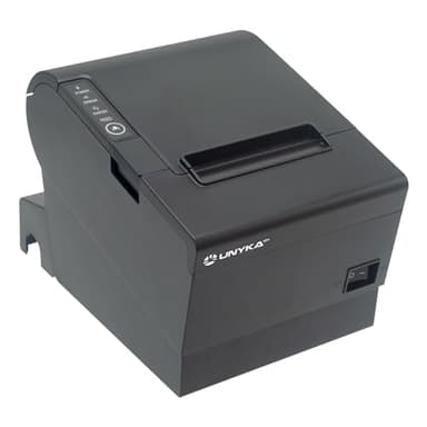 Unykach Impresora Térmica de Tickets POS5 UK56009 con Botones Superiores, Conexiones USB, RJ12, RJ11 y LAN, Compatible con Windows, JPOS, OPOS, Linux, Android y Mac (NO Compatible iPad)