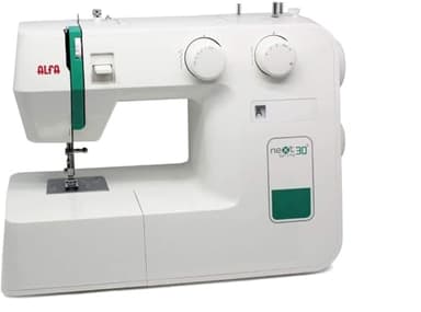 ALFA Next 30+ Spring Máquina de Coser, Verde, 30 X 19 X 37 Cm