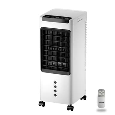 STARLYF Enfriador de Aire Portátil Cold Air, 3 en 1 - Refrigera, humidifica y purifica, Climatizador Evaporativo, Bajo Consumo 60W, Humidificador portátil, Temporizador, Control Remoto, 3 Velocidades